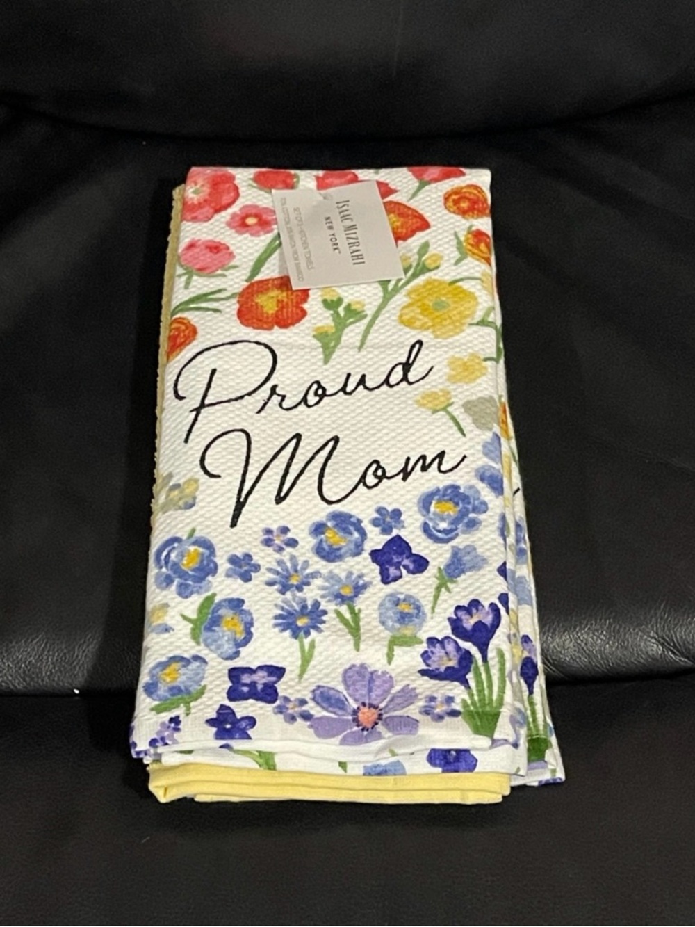 Isaac Mizrahi Kitchen Towels Set of 3 - Proud Mom Kitchen Towels